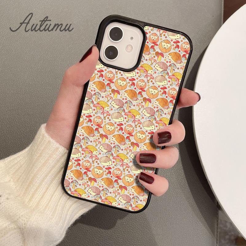 Hedgehog and Balloon Phone Case for iPhone 17 Air 15 16 16e 11 12 13 14 Pro Max Plus coque Fundas Shell