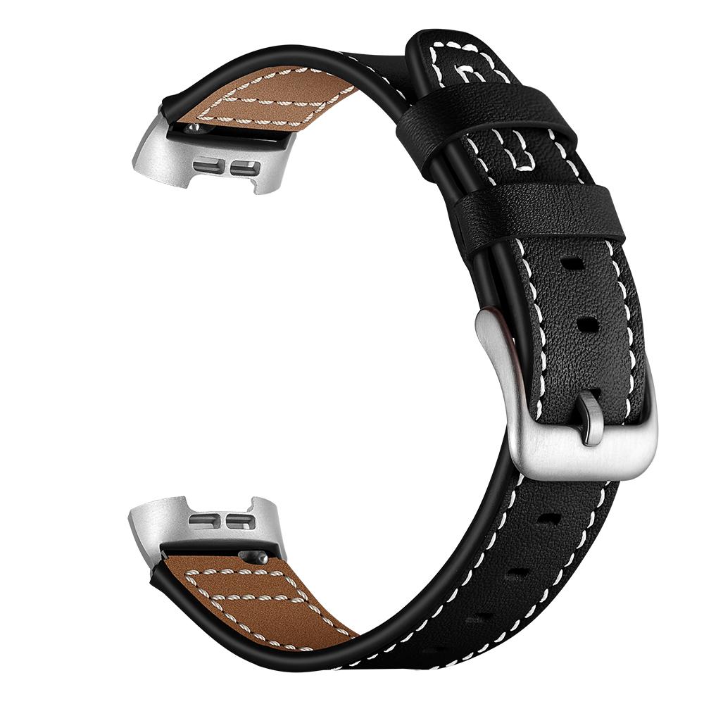 Genuine Leather Coated Smart Watch Band Strap for Fitbit Charge 4/3