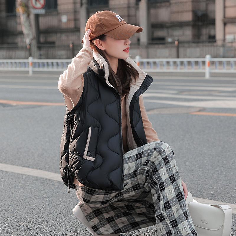 Autumn Winter Vest for Women New Waistcoat Warm Thickened Waistcoat Women Short Loose Slim Jackets Womne's Clothes