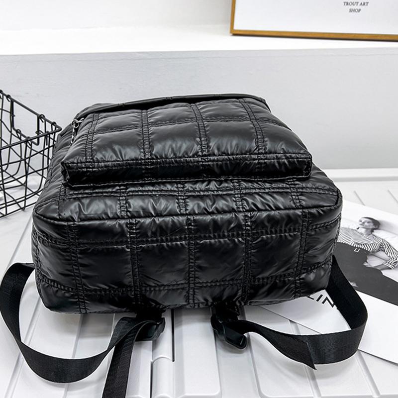 Yogodlns Зимний космический хлопковый рюкзак для женщин, школьная сумка большой емкости для студентов, водонепроницаемый нейлоновый рюкзак