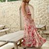Spring new, sexy hottie tube  leopard print print dress long dress