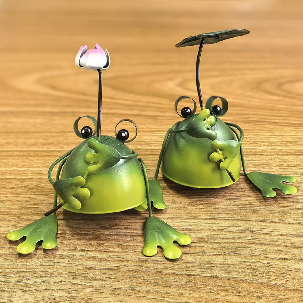 Садовая статуэтка лягушки Yousheng, ручная работа, железное украшение в виде лягушки, коллекционная фигурка лягушки для патио, балкона, домашнего декора, офисного стола