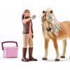 Figurine Schleich - Cheval - Palefrenière Avec Jument Islandaise