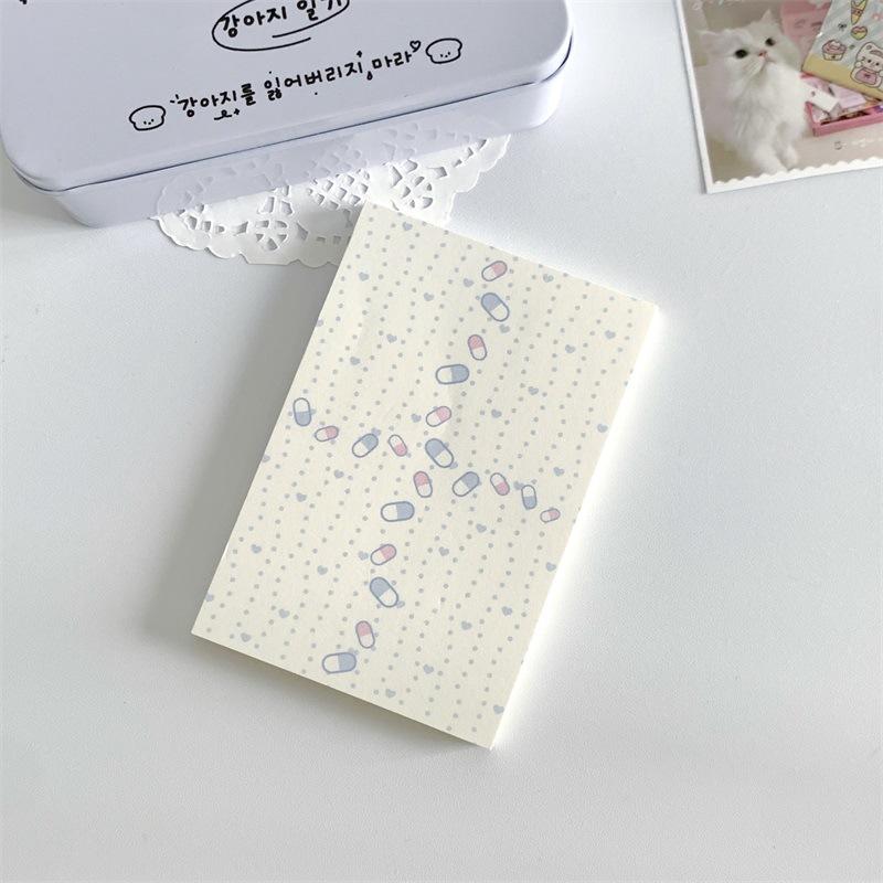 MINKYS 50 Sheets Kawaii Memo Note Paper Cute Memo Pads Scrapbooking Journal Material Paperlaria Stationery