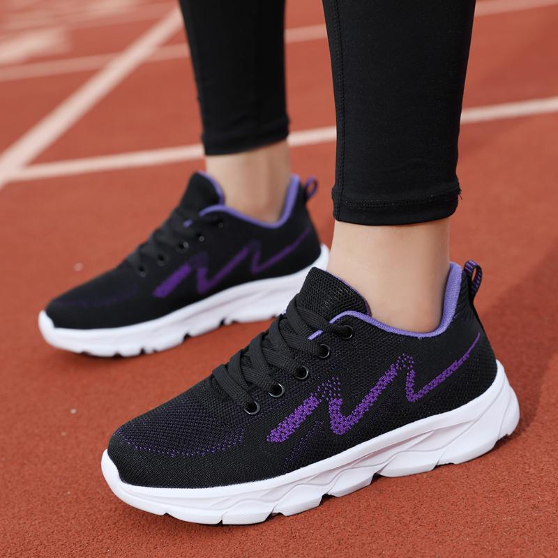 Black Shoes For Women Casual Summer Woman Sneakers Lightweight Flat Female Casual Sneaker Footwear Lightweight Soft Soled Sports