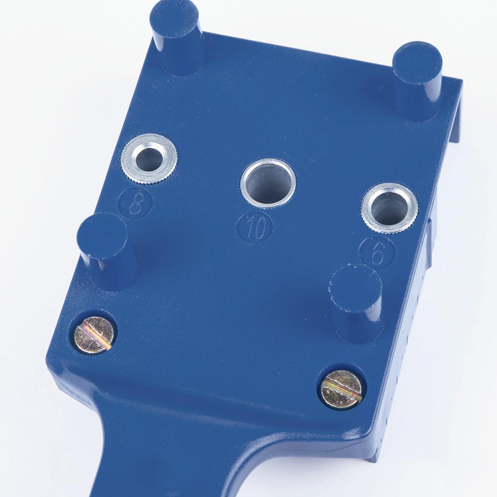 Woodworking Dowel Jig Fits 6 8 10mm Drill Bits Wood Drilling Doweling Hole Saw Tools Handheld Drill Guide with Metal Sleeve