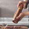 ABBP-Ручной набор для измельчения соли и перца из акации(2PCS), Многоразовая перечница и солонка, инструмент для измельчения специй
