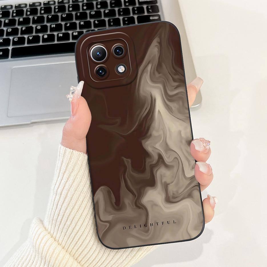 For Xiaomi Mi 11 Lite Case Unique Candy Painted Cover Soft Silicone Phone Case For Xiaomi Mi 11 Lite NE 5G 11Lite Mi11Lite Shell