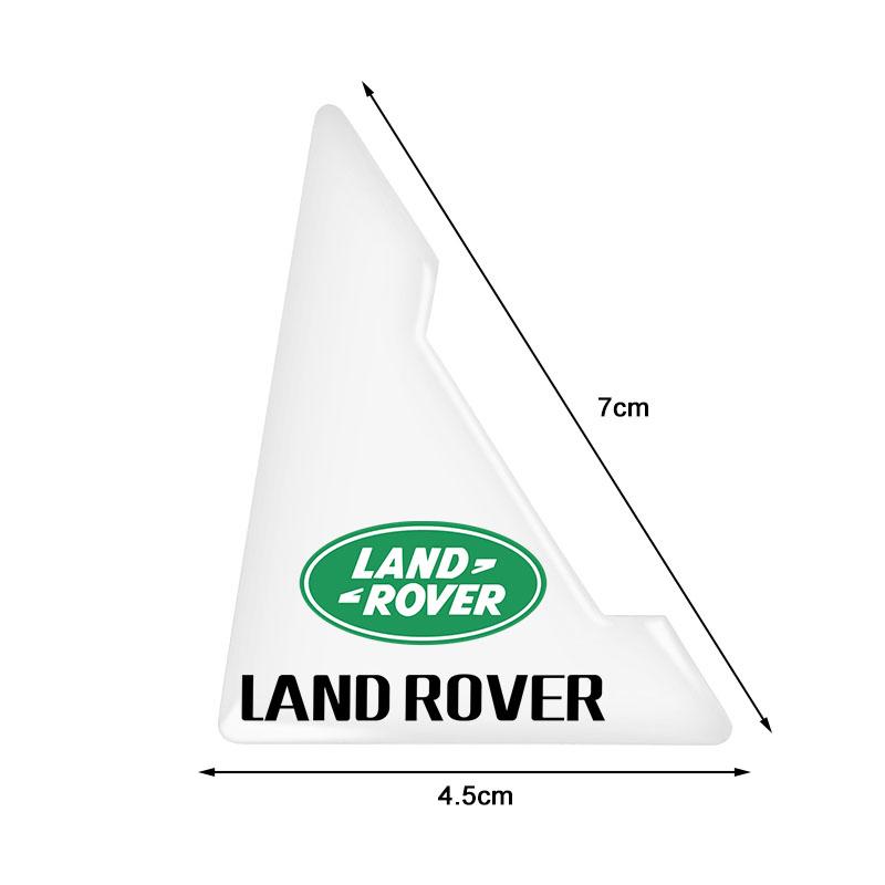 2 шт. Накладки на углы дверей автомобиля Защитная наклейка от царапин Стайлинг для Land Rover SVR Discovery Freelander 3 SVR L320 L330 Evoque Defender Range Rover