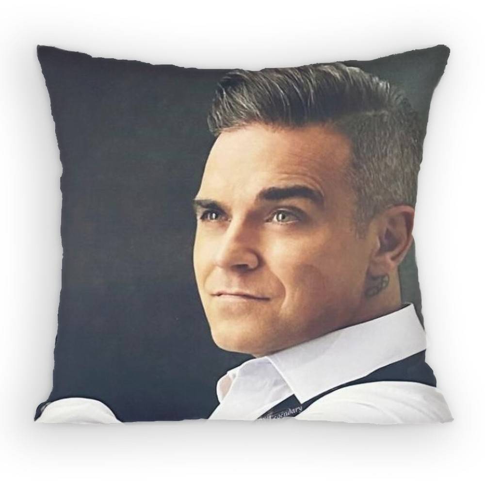 Singer RRobbie WWilliams Pillow Case Sofa Living Room Bedroom Headboard Backrest Cushion Square Cushion Nap Time