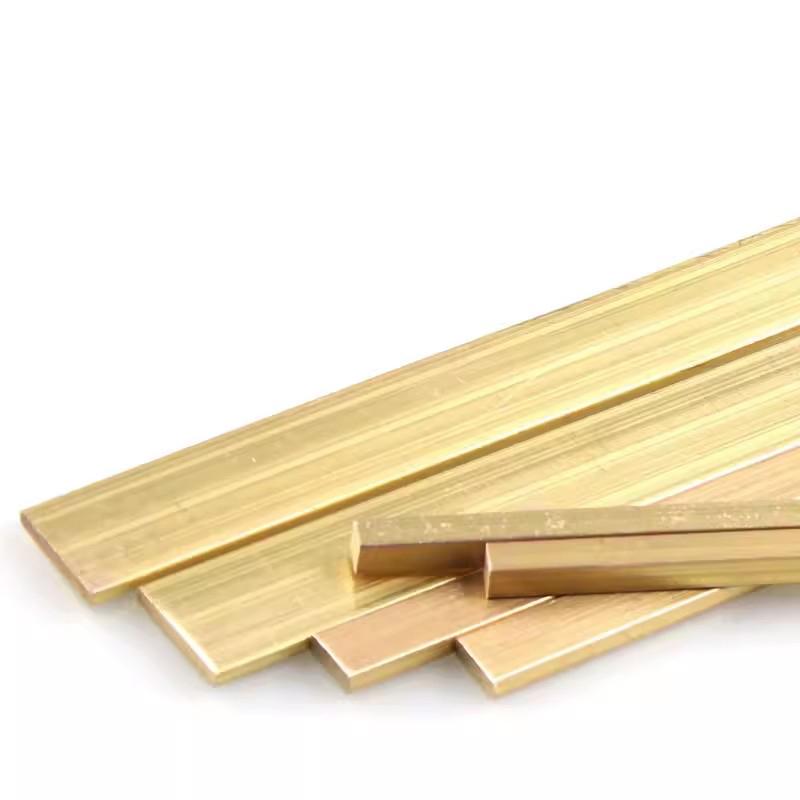 H59 Brass Flat Bar Plate Strip Thicknesses 2mm 4mm 6mm 8mm 10mm 20mm Pure Copper Solid Metal Plates Material Length 200mm/250mm