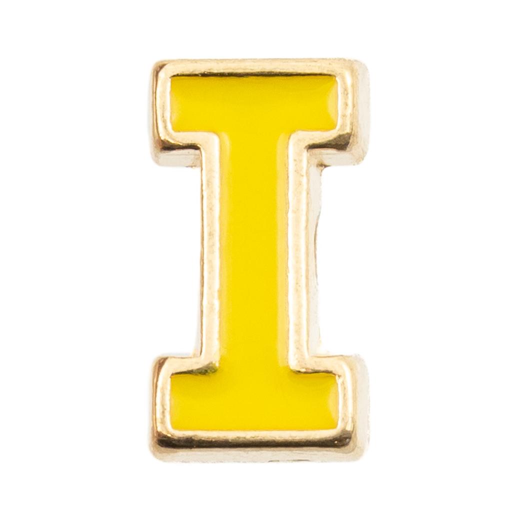 Colorful Alphabet Letter Pendant For Jewelry Letter I