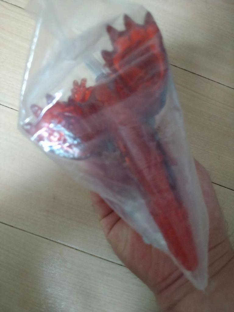 [Б/У] Серия среднего размера CCP №. 5 Годзилла Ретро Красный Прозрачный Вер.