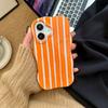 Нишевый чехол-полоска Color Block для iPhone 16 Pro Max Apple 17 Чехол для телефона 15/14 Чехол-пленка Два в одном