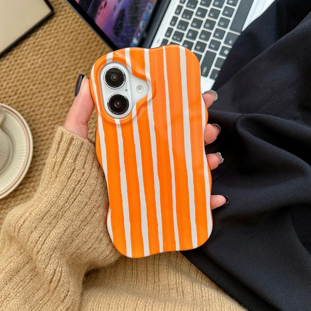 Нишевый чехол-полоска Color Block для iPhone 16 Pro Max Apple 17 Чехол для телефона 15/14 Чехол-пленка Два в одном