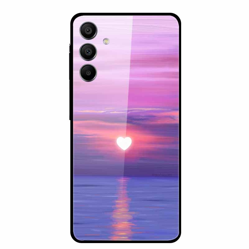 Закаленное Стекло Чехол для Samsung Galaxy A16 5G Задняя Крышка Жесткий Чехол для SamsungA16 Чехол для Телефона Fundas Крутой Защитный Милый Бампер