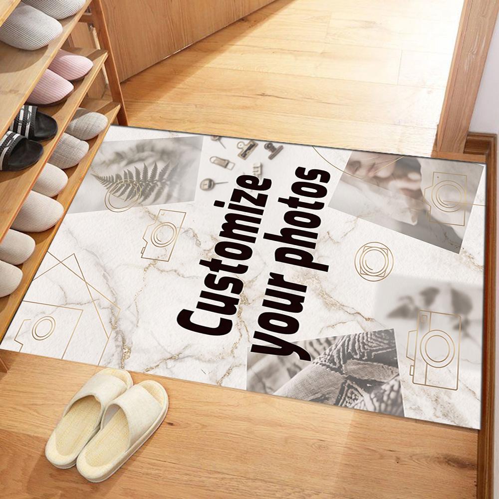 Customize Photo Customize Your photo Floor Rug Office Rug Design for Entryway Foyer Dining Room Outdoor Antislip Carpet Decorate Offices