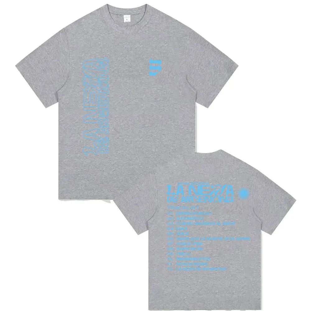 2026 Summer Singer Maria Vesela La Nina Album Graphic Tshirt Mens Hiphop Retro Cotton Shortsleeved Loose Casual Shirt