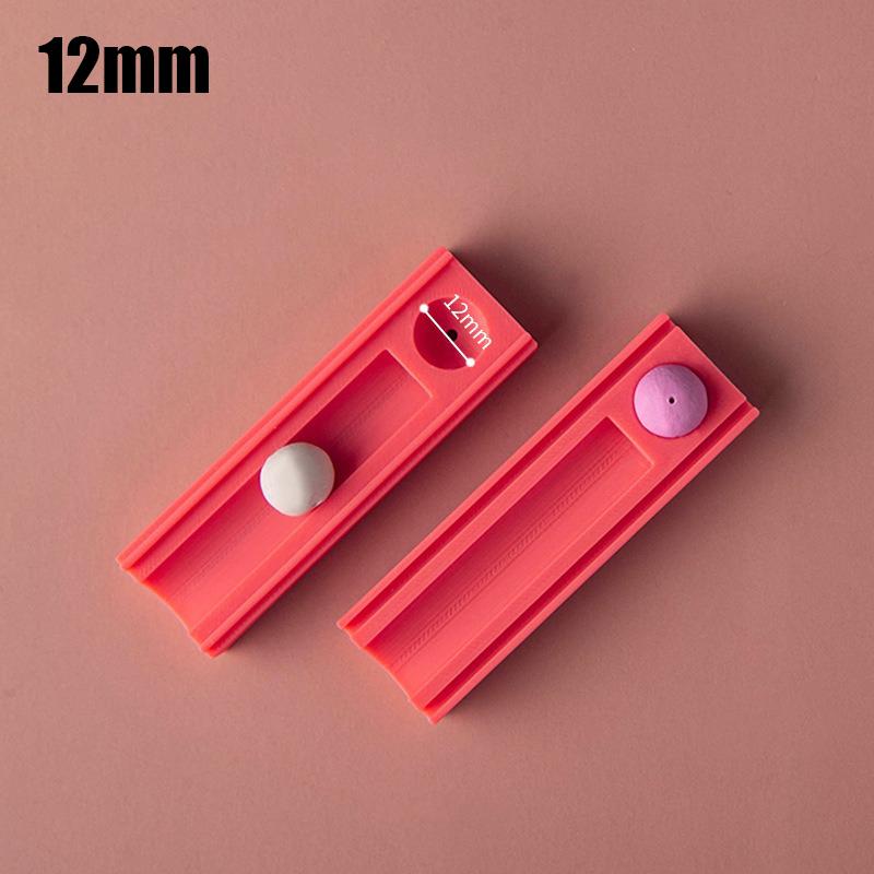 10/12/15mm Polymer Clay Bead Maker Tool Rolling Ball Mold Earrings Jewelry Making Handmade Clay Tools Auxiliary Tool for Pendant
