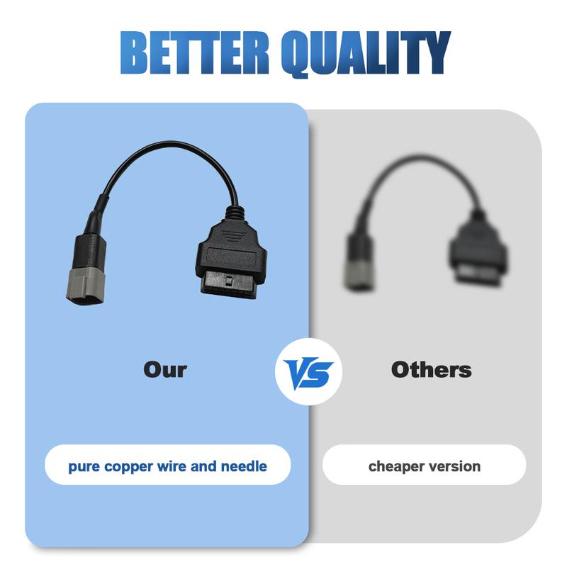 OBD2 Diagnostic Cable For Yanmar Engine System 6 Pin to 16 Pin For 24V Diesel Vehicles OBDII Car Diagnostic Adapter Connector
