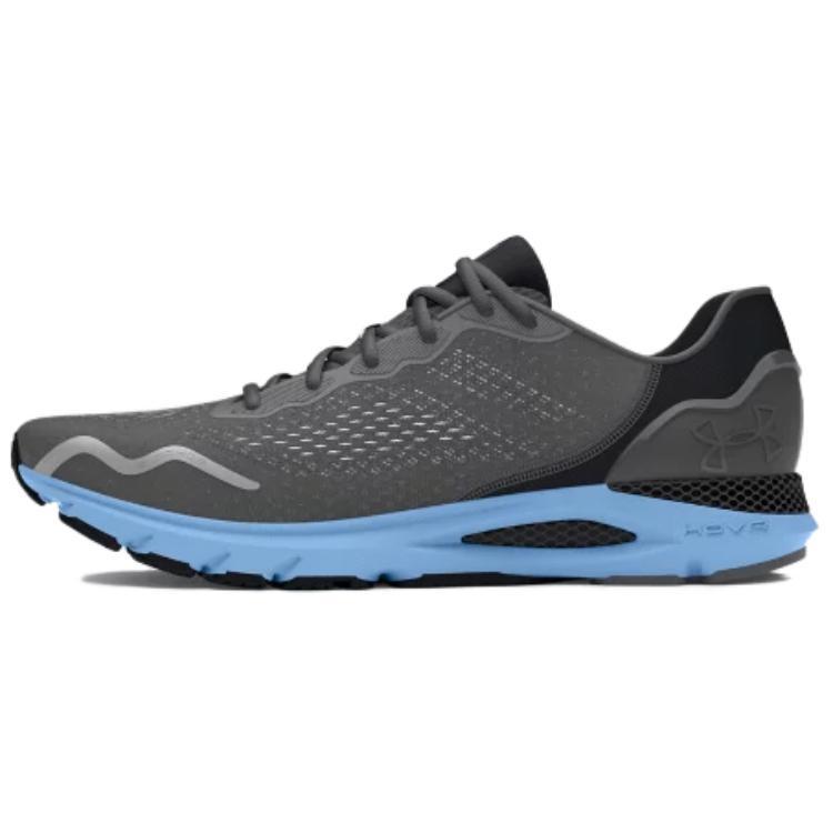 Under Armour Hovr Sonic 6 Comfortable And Lightweight Abrasion Resistant Low top Running Shoes Men's Gray Blue 3026121-109