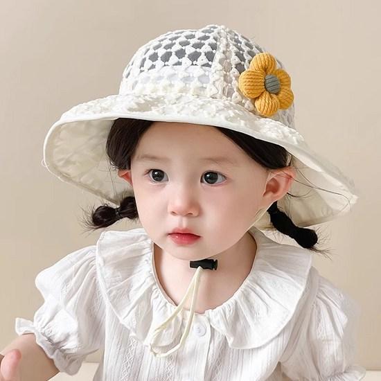 MODNEY Girls Cool Sun Cap Flower Summer Hat MD030, a Popular Character In Korea