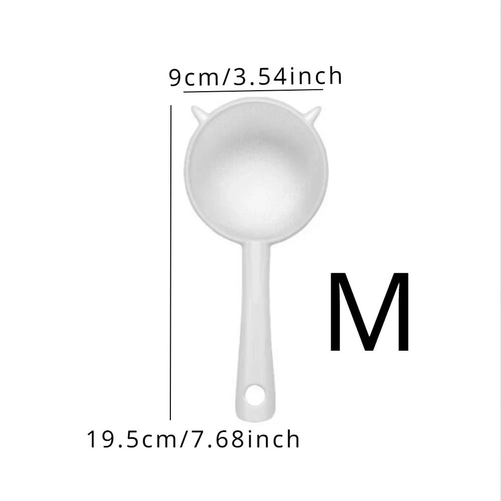 1PC/1Set filter screen reusable filter spoon sieve milk juice coffee food filter kitchen filter screen kitchen small tool6