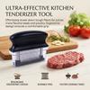 48-игольчатый размягчитель мяса Нержавеющая сталь Стейк-тендерайзер Кухонные инструменты BBQ Иглы для говяжьих волокон Мясной стержень Формовщик котлет