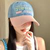 Korean Letter Baseball Hat Embroidery Snapback Cap Fashion Peaked Cap Teenagers
