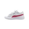 PUMA Smash Collection Casual Skate Shoes Low top Toddler Shoes Pink White Infant And Toddler 365174-08