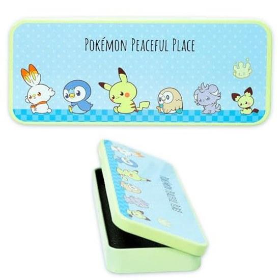 Школьный набор канцелярии Pokemon - Карандаш Пикачу мини-линейка держатель наклейки больше искусство дети мальчики девочки (стили могут отличаться) 6 незаменимых предметов Термин Пикачу