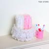 1:12 Miniature Fabric Storage Basket Lace Storage Box Furniture Home Model Decor Toy Doll House Accessories