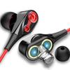 Dual Drive Stereo In-Ear Wired Earphone HiFi Stereo Music Headset Ear Bud Earphone