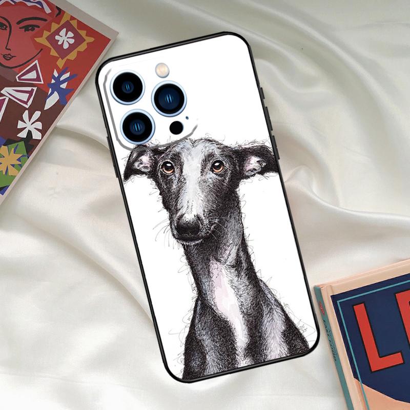 Galgo Greyhound Dog Phone Case on For iPhone 13 12 11 Pro Max Mini SE2 XS XR X 7 8 Plus Cover Soft Cases