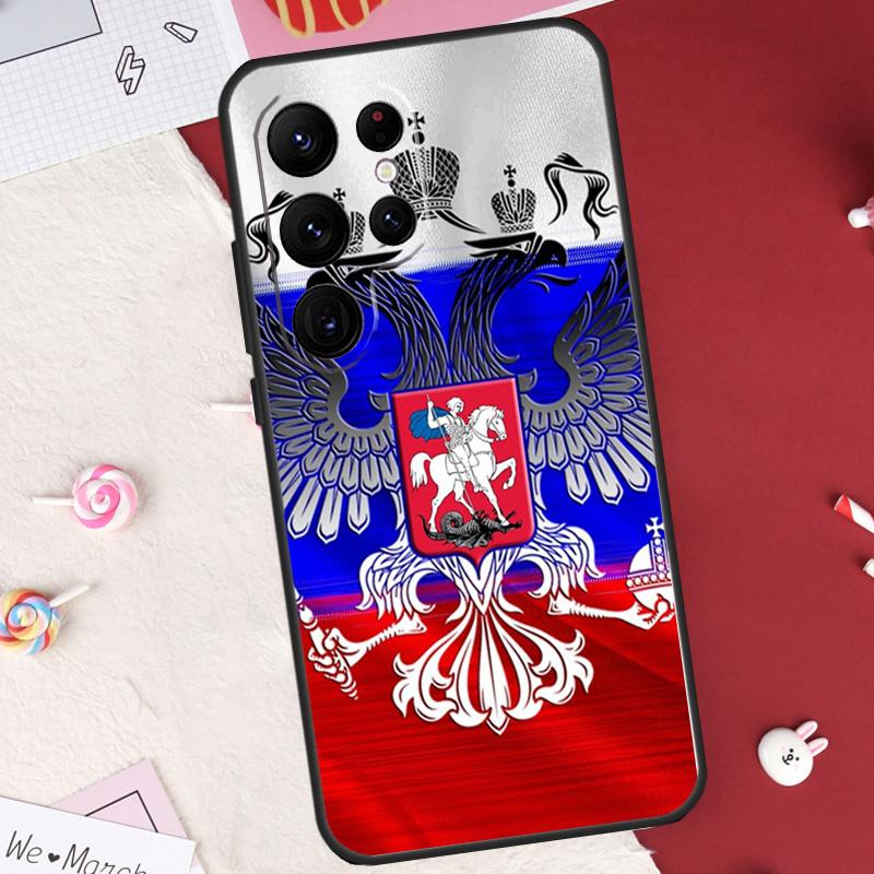Russian Empire Coat of Arms Case For Samsung Galaxy S26 Ultra S23 S22 S21 S20 S24 S25 Ultra S10 Plus S25 FE Cover Shell