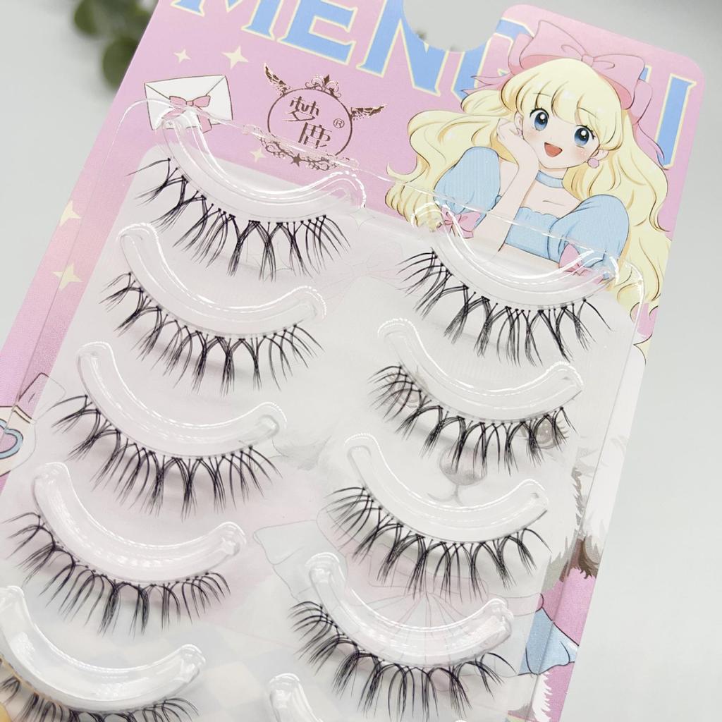 Густые накладные ресницы Menglu Sunflower — естественный, небрежный стиль для европейских и американских невест