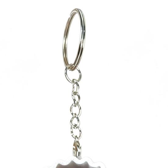 Keychain Pendant, Stress Relief Keyboard Keyring, Portable Chocolate-Shaped Keychain Pendant for Backpack Bag