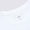 Vans Мода для пиклболистов Простая трендовая футболка с коротким рукавом Унисекс Топы Белый VN000NNKWHT