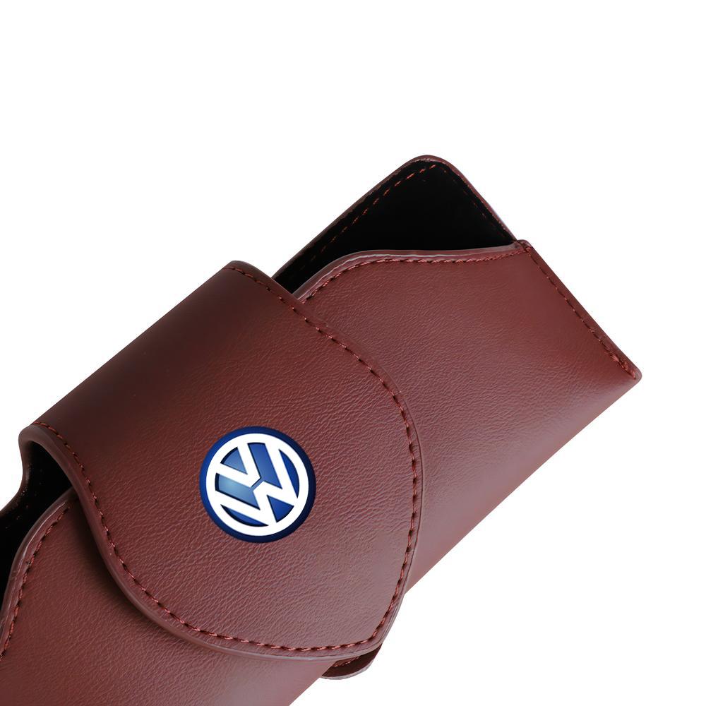 Car Glasses Case Sunglasses Storage Box Auto Eyeglasses Storing Clip For Volkswagen VW Polo Sharan Golf Scirocco Touran Touareg zg0