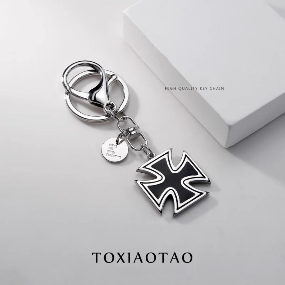 Винтажный прусский немецкий металлический железный крест брелок подвеска совиньон немецкий мемориальный подвесной орнамент