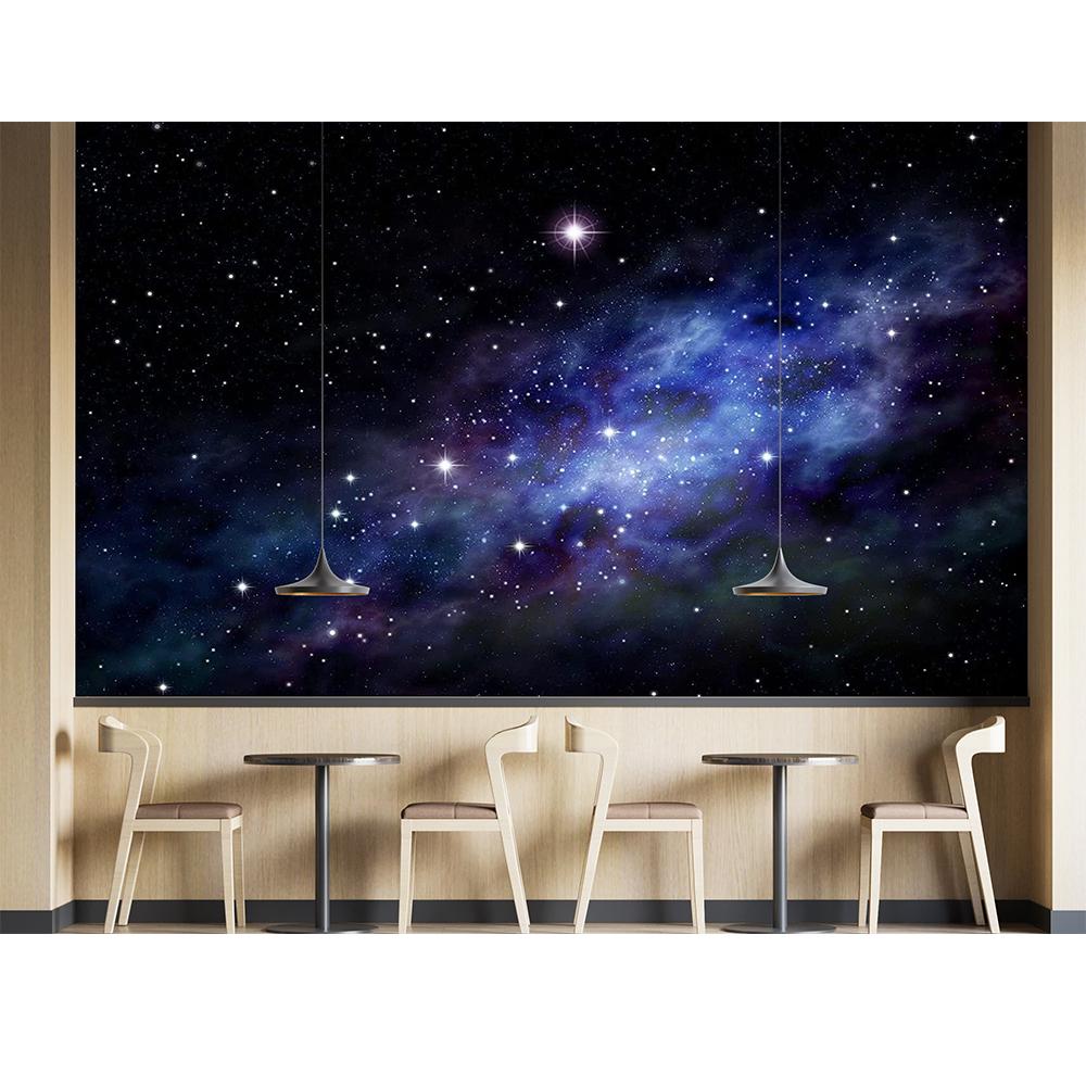 3d звездное небо обои фреска фиолетовое звездное небо настенные фрески для гостиной спальни офиса детская Настенный декор