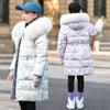 Детский пуховик, новая хлопковая куртка, утепленная плюшевая удобная куртка для девочек