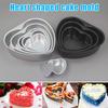 4/5/10 Inch Heart Shape Cake Mold Removable Bottom Baking Mould Non-Stick DIY Mousse Pastry Cake Pan Tools Kitchen Gadget