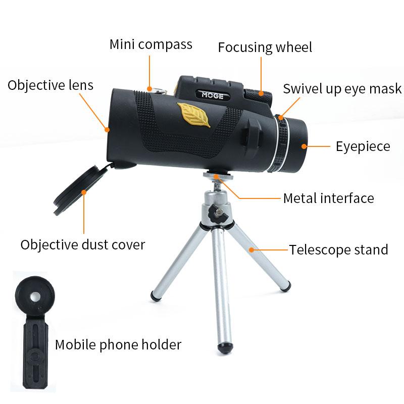 Мощный монокулярный телескоп FMC Bak4, карманный смартфон для наблюдения за птицами, ручной бинокль с зумом, водонепроницаемая подзорная труба для кемпинга