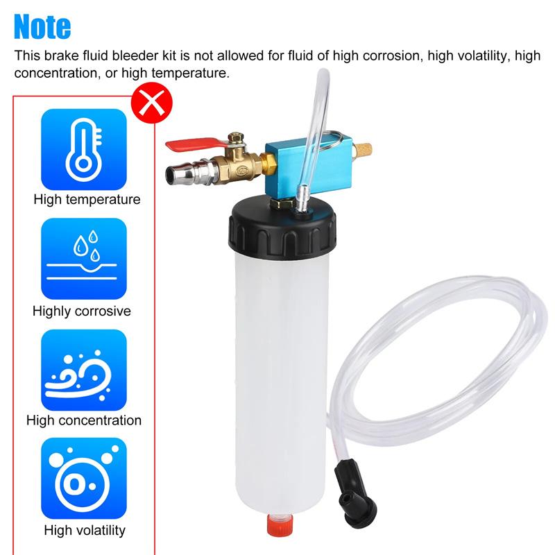 Инструмент для замены масла тормозной жидкости автомобиля Гидравлический клапан для спуска масла сцепления Пустой сменный слитый инструмент для мотоцикла