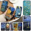 Чехол Van Gogh Cafe Terrace Starry Night с изображением подсолнуха для iPhone 11 12 13 mini Pro Max XS X XR 7 8 plus SE 2020, чехлы