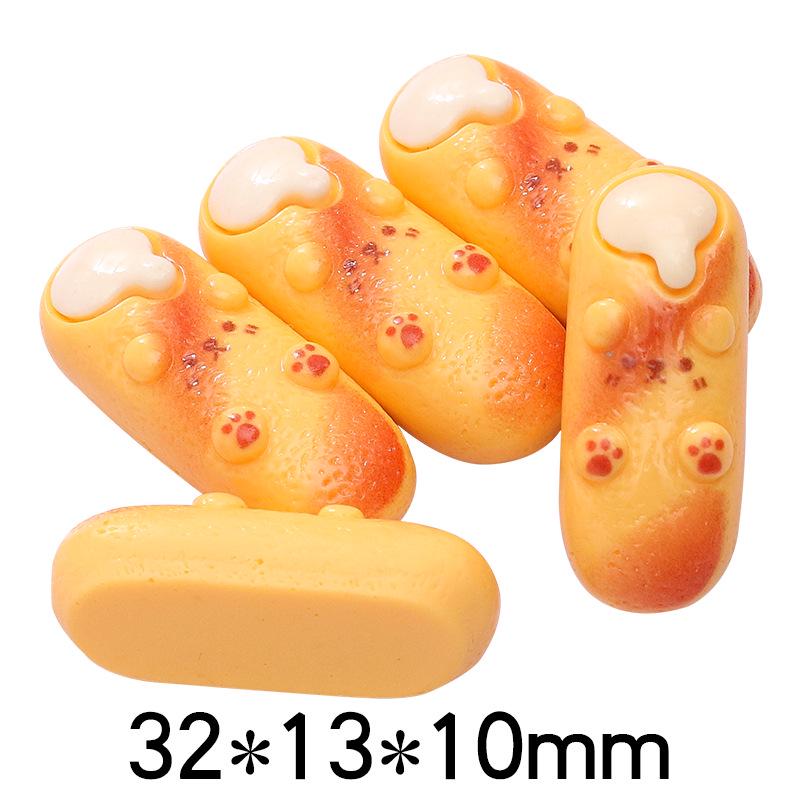 3D Hot Pot Egg Tart Bread & Cookie Resin Toy Playset