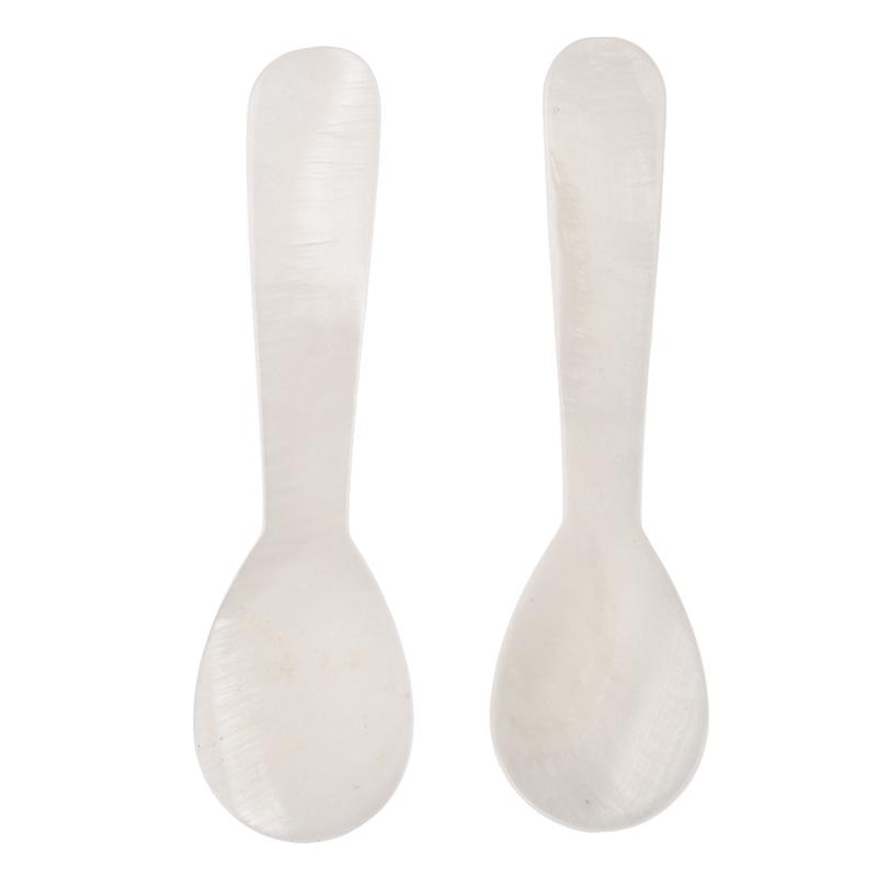 Ручная работа из перламутровой ракушки, ложка для икры, маленькая чайная кофейная ложка