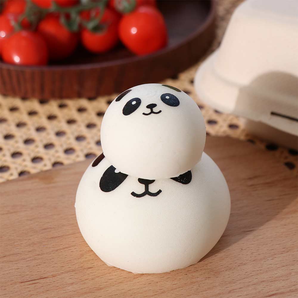 Relief Strap Venting Straps Soft Kawaii Toys Stress Cartoon Silicone Toys Squeeze Panda