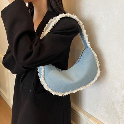 Niche Design Fashion Autumn Simple Сумка через подмышку Индивидуальная простая повседневная сумка через плечо Moon для женщин Маленькие сумки